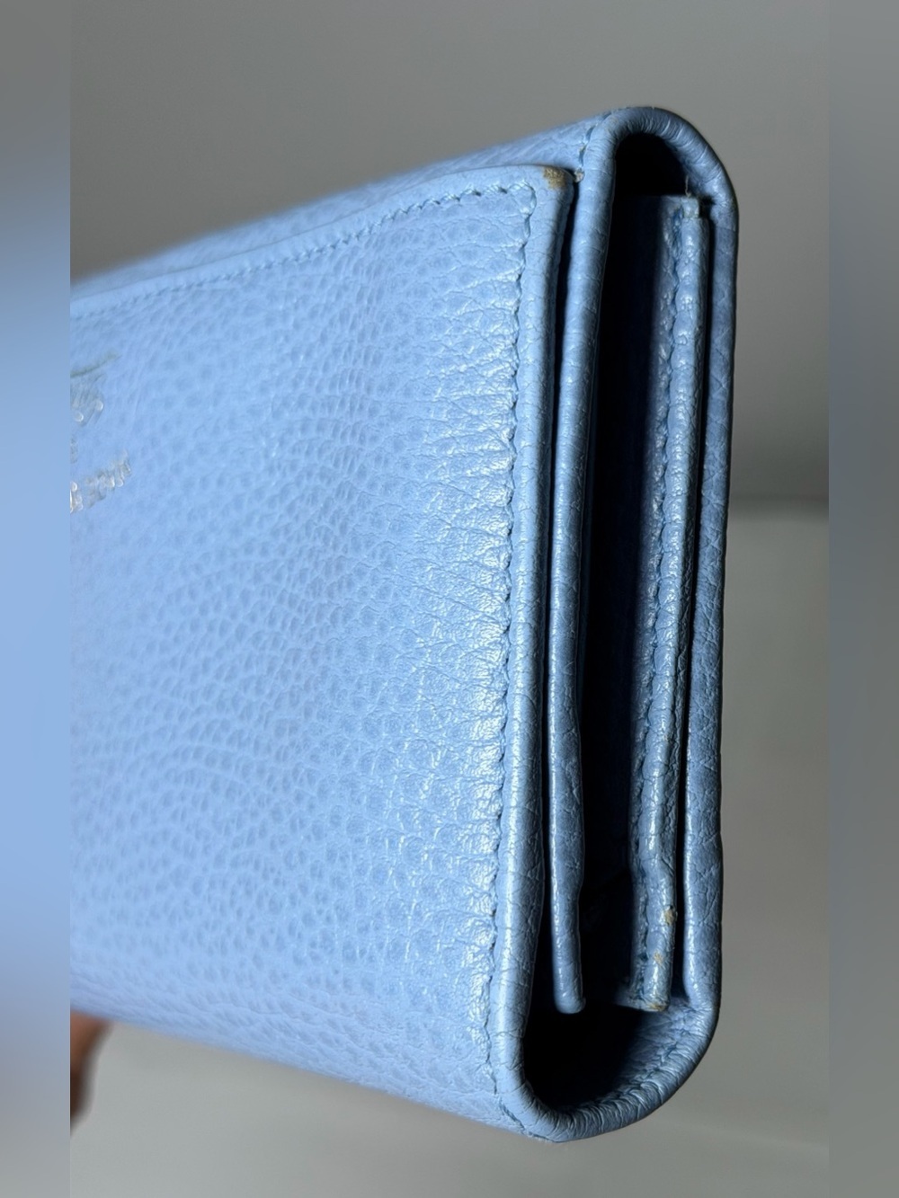 Gucci continental blue wallet with box - Picture 6 of 16
